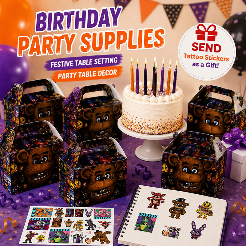 Party Games At Christmas - Paket Hadiah Bertema Five Nights At