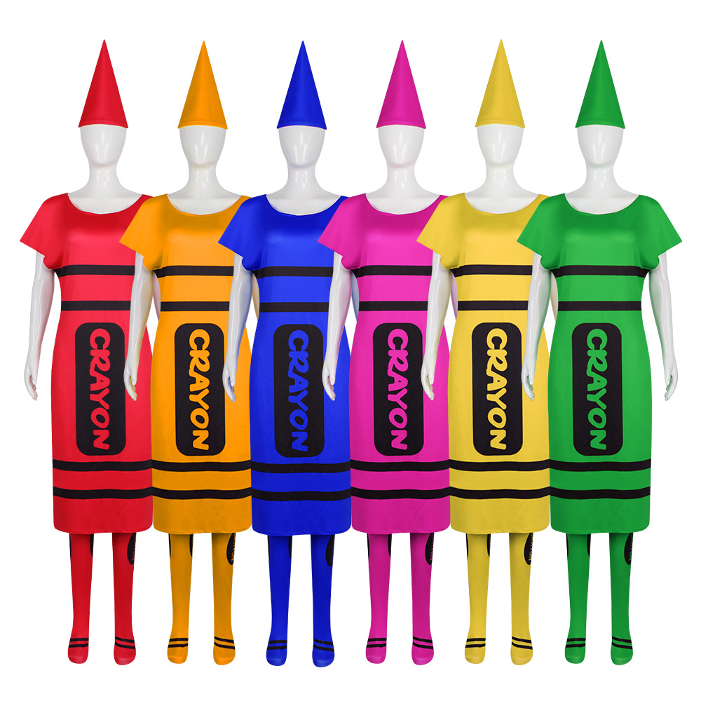 Party Games Group - Pakaian Cosplay Krayon Wanita Halloween Set