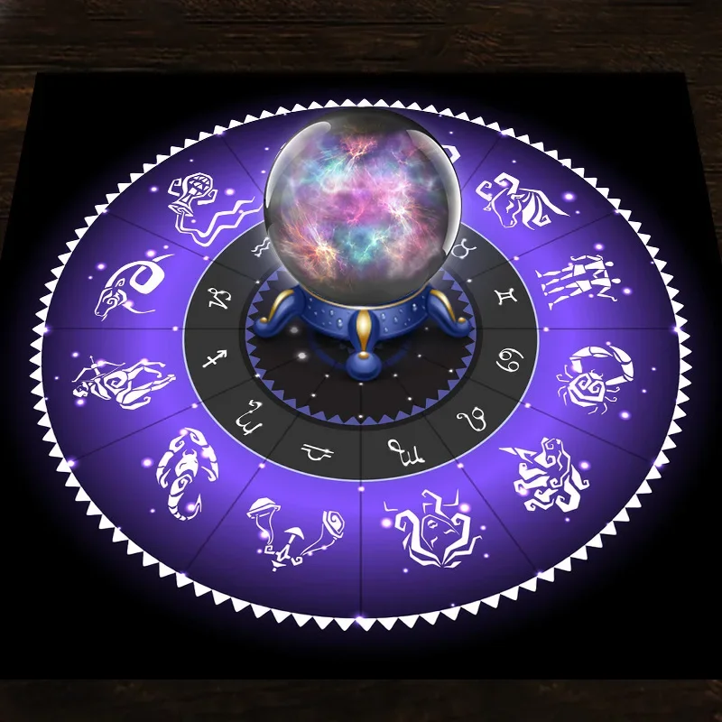 Zodiac Party Games - Kain Tarot Ungu Roda Zodiak Kain