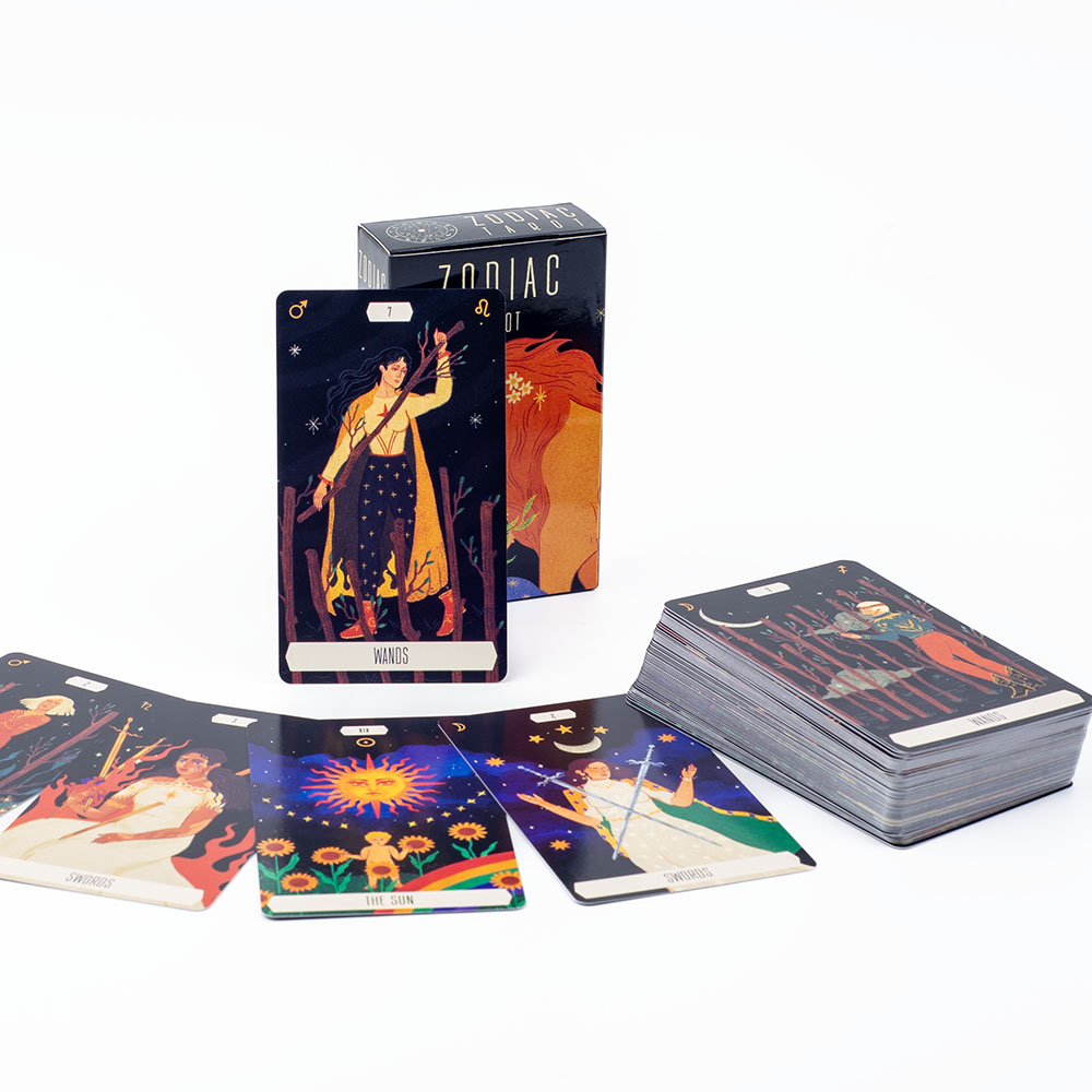 Zodiac Party Games - Kartu Tarot zodiak 10.3*6cm Fate Fortuner