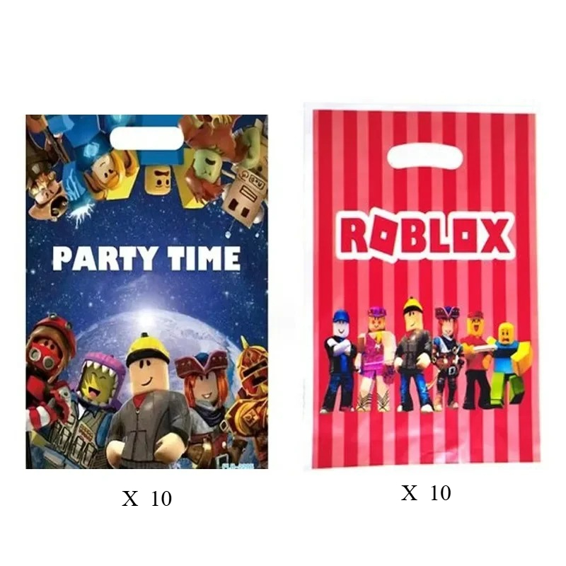 Party Games In Roblox - Tas Belanja Plastik Bertema Kartun Figur