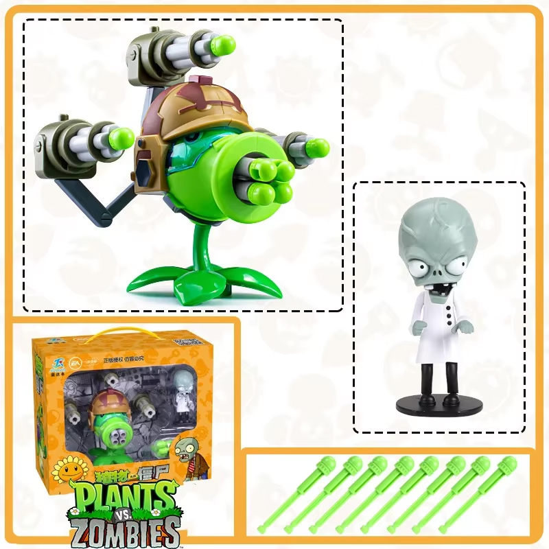 Tanaman Vs Zombi Gatlin Pea Sh - Zombie Party Games ulasan dan harga