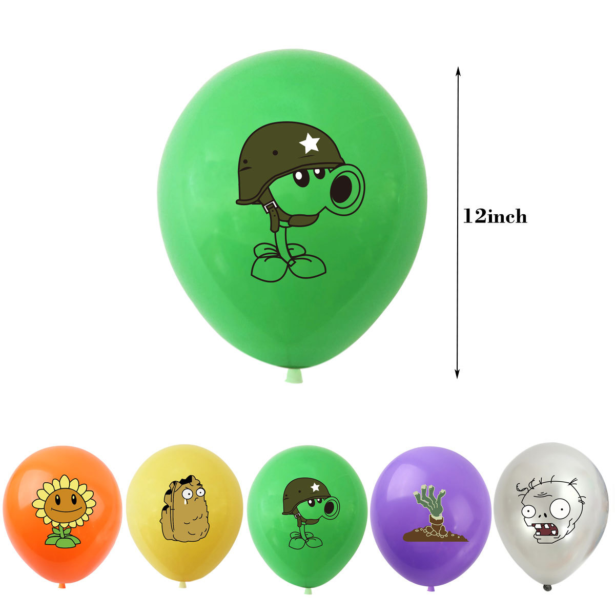 10 Buah 12 Inci Tanaman VS Zom - Zombie Party Games ulasan dan harga