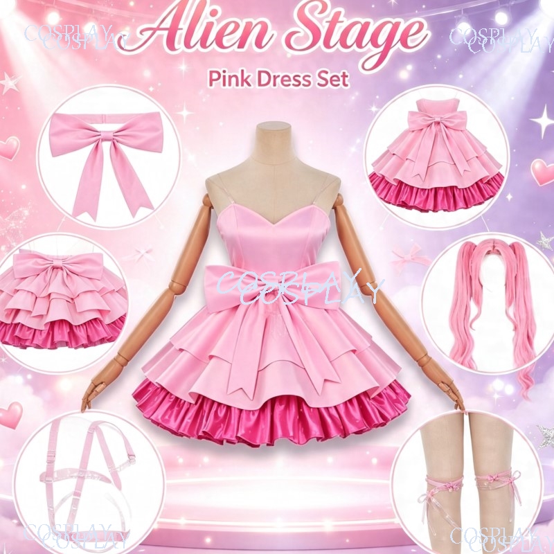 Kostum Cosplay Alien Stage Miz - Zombie Party Games ulasan dan harga