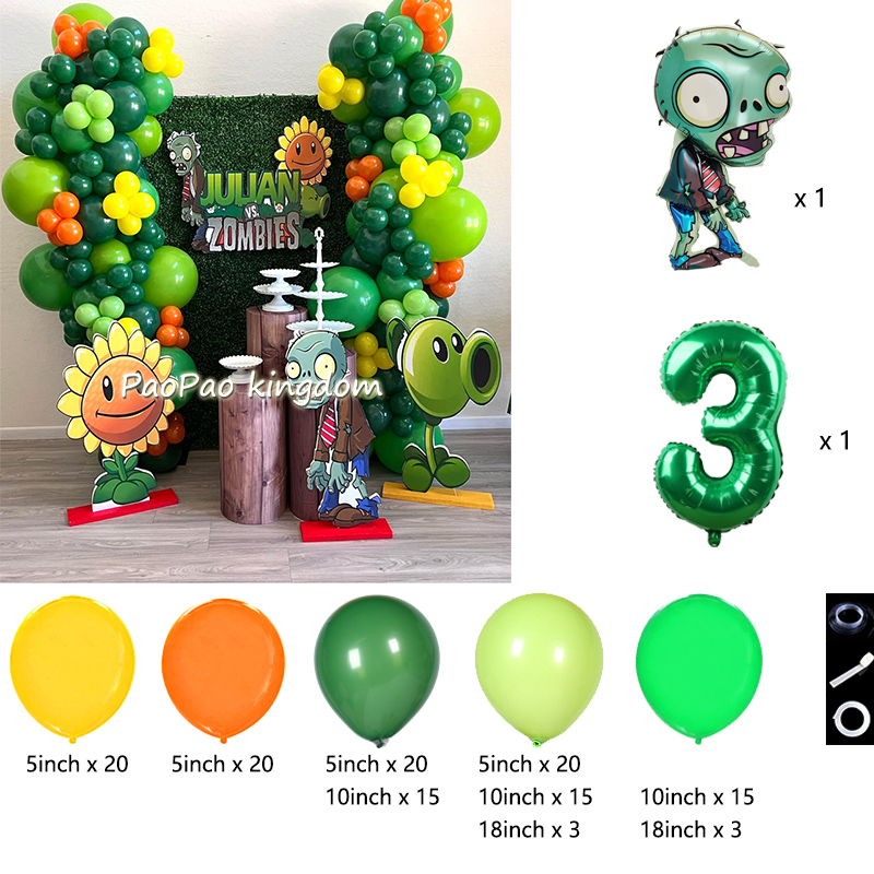 Balon Plants Vs. Zombies, Perl - Zombie Party Games ulasan dan harga