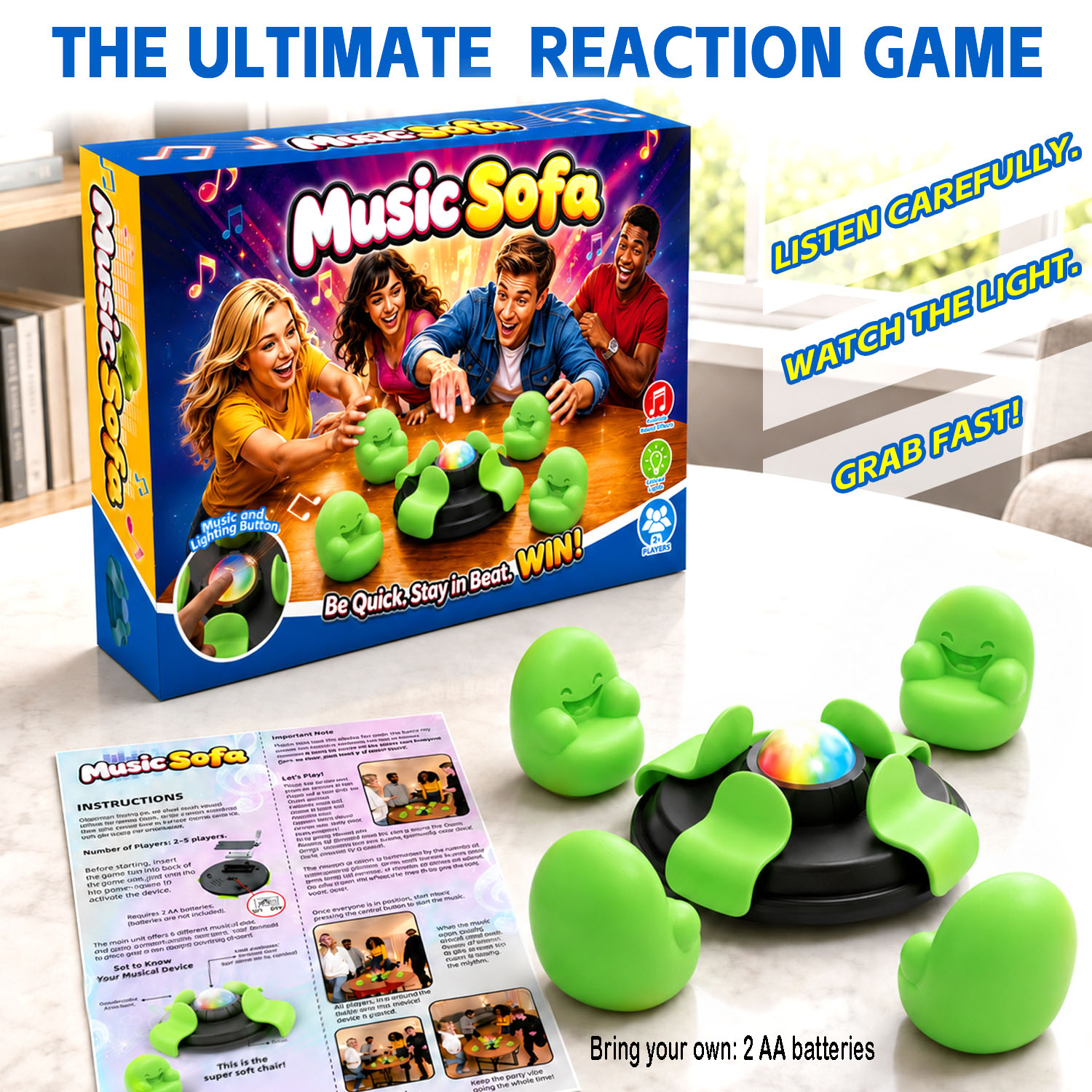 Permainan Genggam Kursi Musik  - Quick Games Party ulasan dan harga