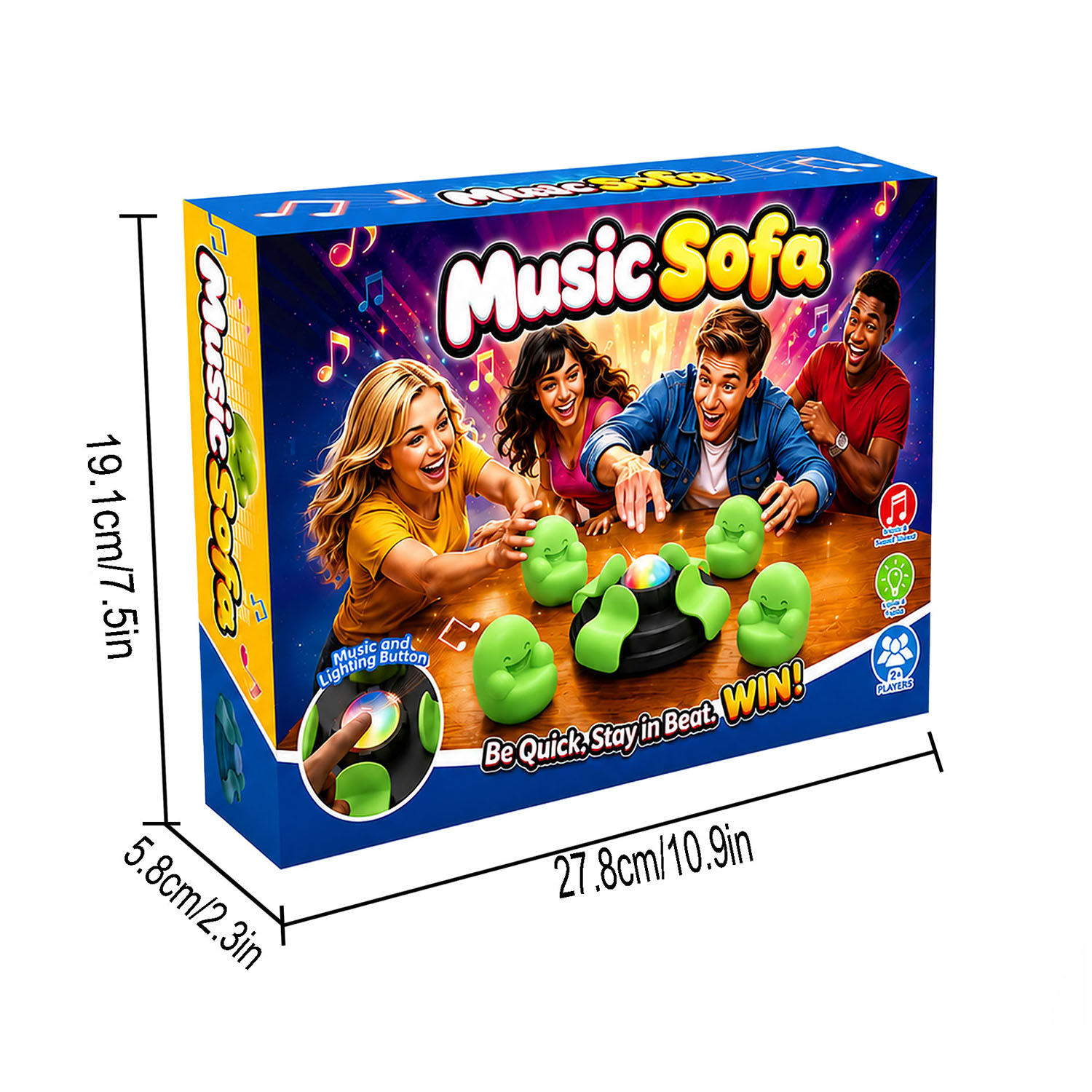 Permainan Genggam Kursi Musik  - Quick Games Party ulasan dan harga