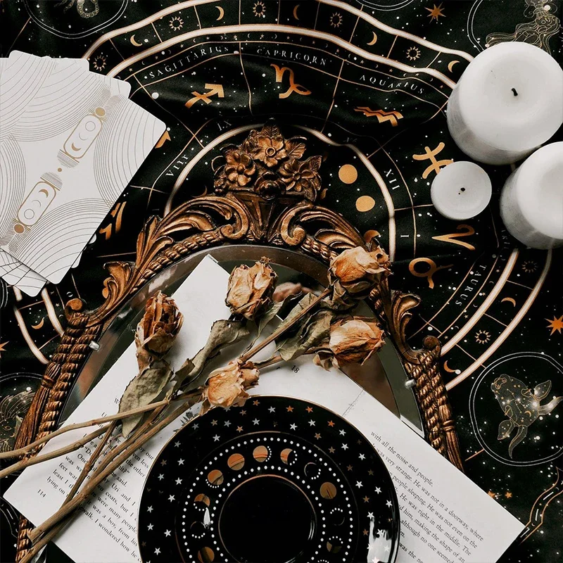 Kain Tarot Roda Zodiak Astrolo - Zodiac Party Games ulasan dan harga
