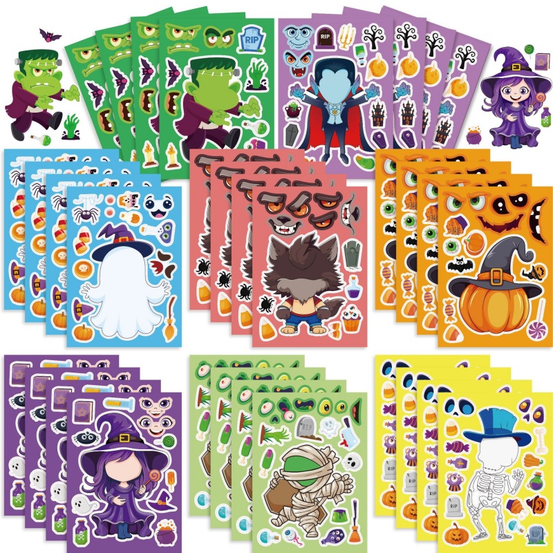 Stiker Permainan Pesta Hallowe - Zombie Party Games ulasan dan harga