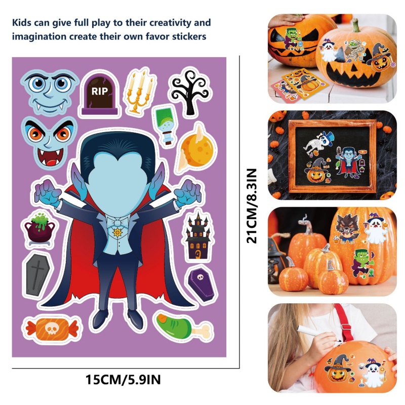 Stiker Permainan Pesta Hallowe - Zombie Party Games ulasan dan harga