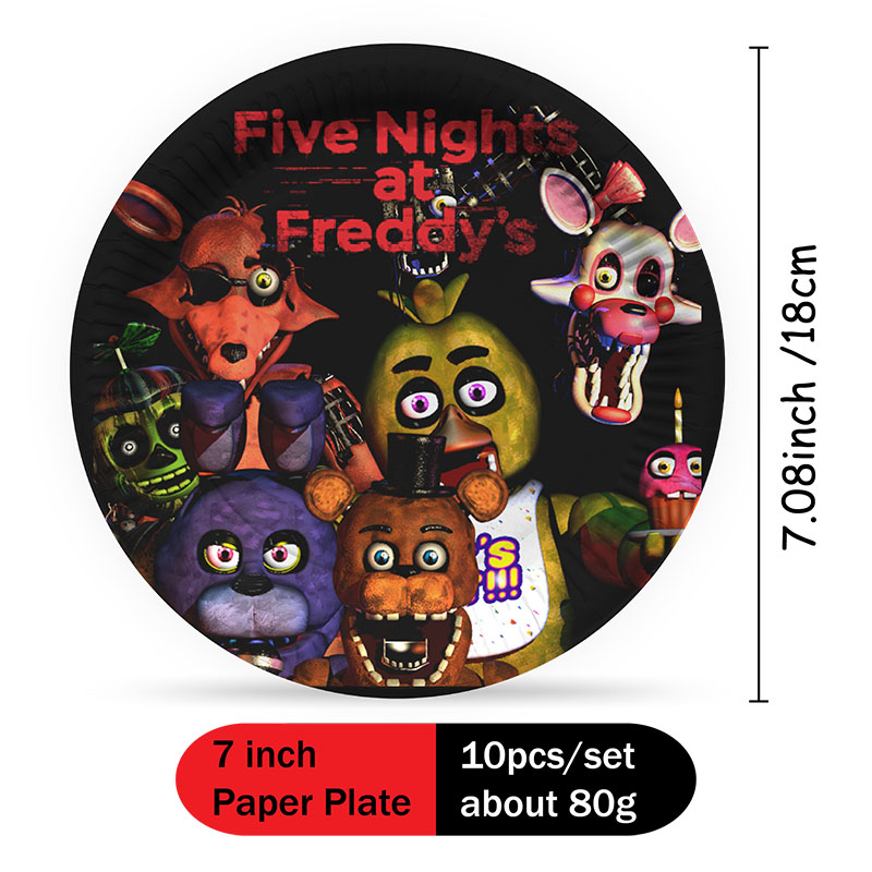 Piring Kertas Bertema FNAF, Ge - Party Games At Christmas ulasan dan harga