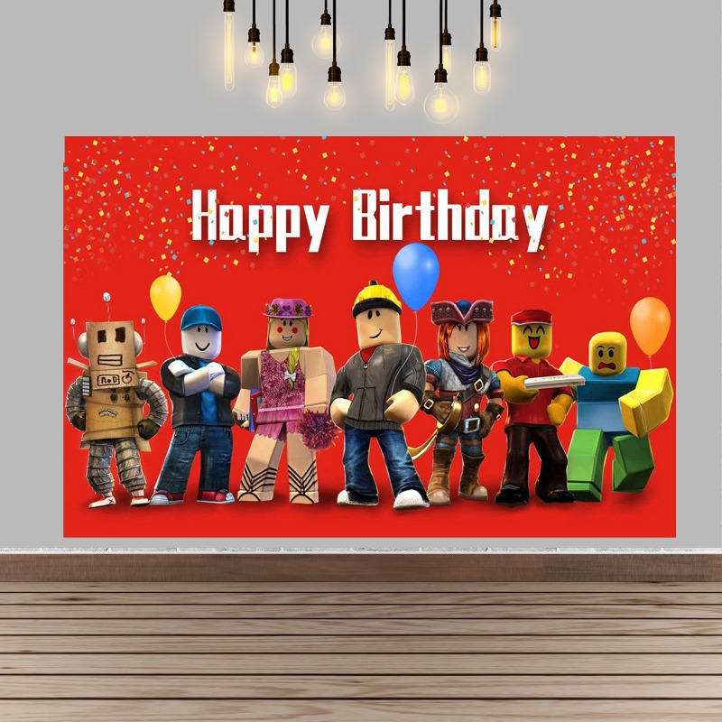 Kain Latar Belakang Dekorasi P - Party Games In Roblox ulasan dan harga