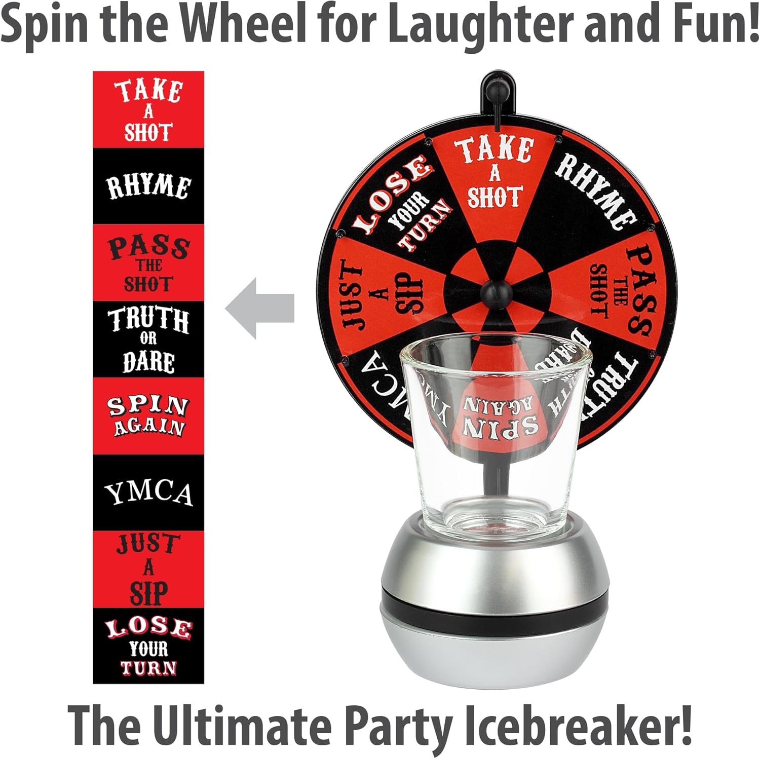 Putar roda tembakan permainan  - Party Games Spin The Wheel ulasan dan harga