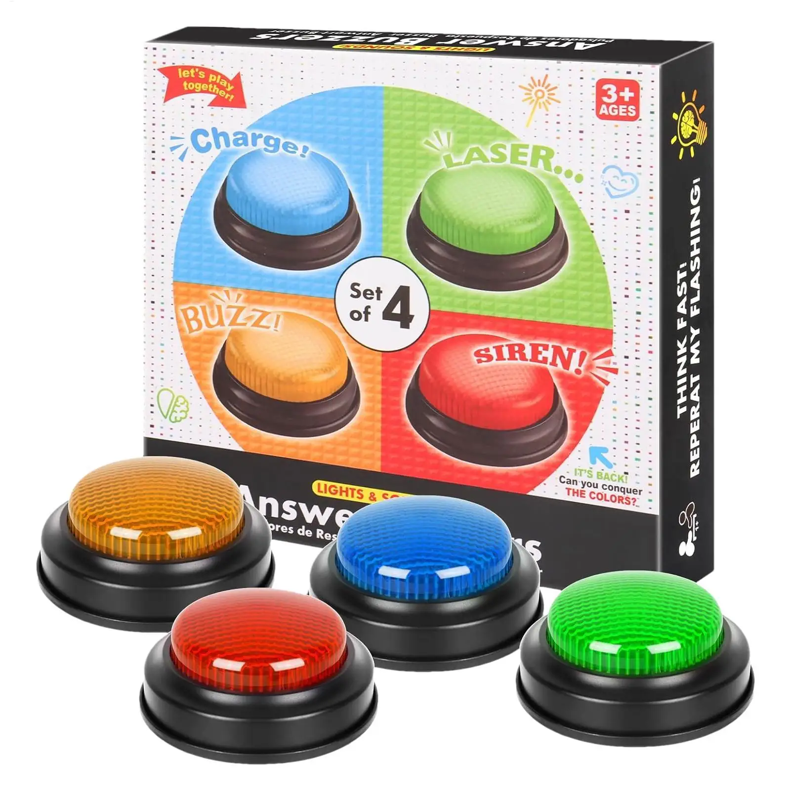 Tombol Jawaban Cepat 4-Piece G - Quick Games Party ulasan dan harga