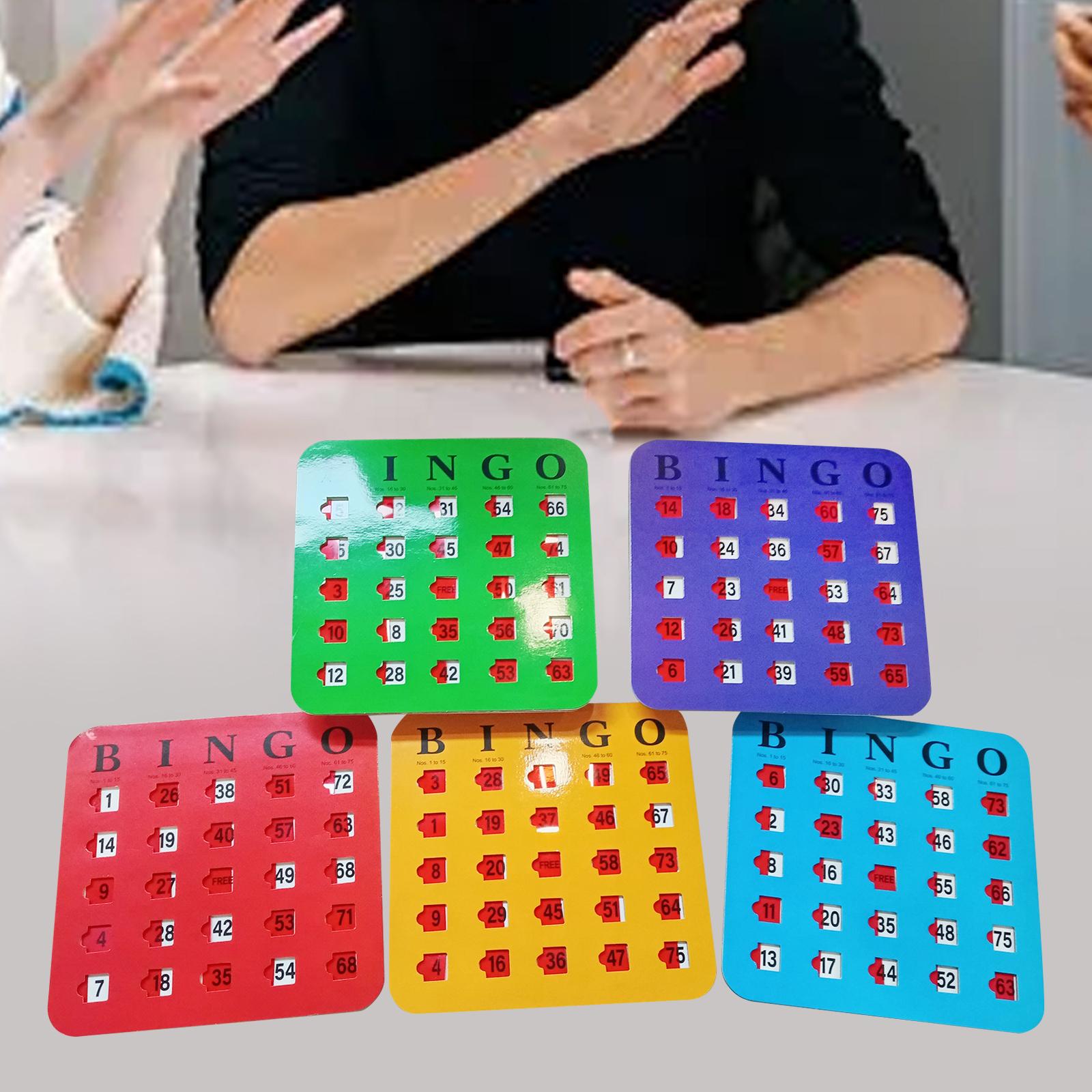 5 Buah Karton Bingo Cetak Besa - Party Games For Adults Large Group ulasan dan harga