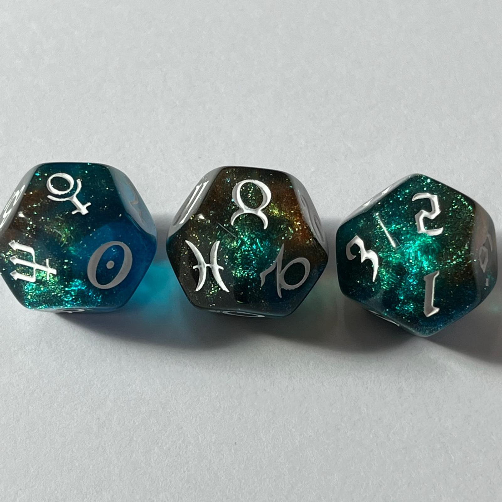 Dodecahedron Astrology Dice Ac - Zodiac Party Games ulasan dan harga