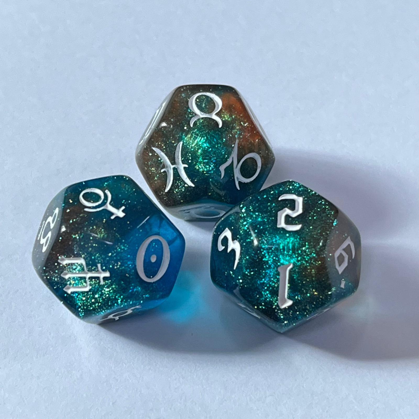 Dodecahedron Astrology Dice Ac - Zodiac Party Games ulasan dan harga